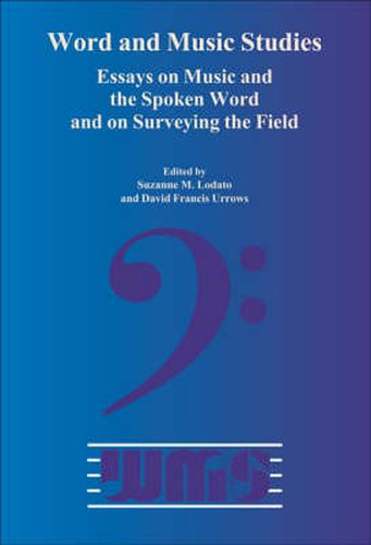 Cover image for Word and Music Studies