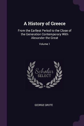 Cover image for A History of Greece