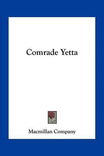 Cover image for Comrade Yetta