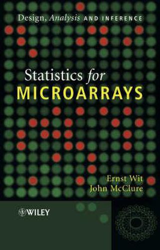 Cover image for Statistics for Microarrays: Design, Analysis and Inference