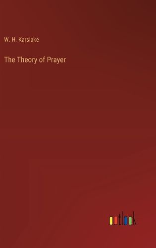 Cover image for The Theory of Prayer