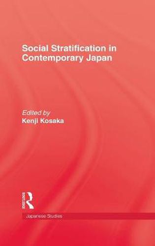 Cover image for Social Stratification In Japan