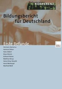 Cover image for Bildungsbericht fur Deutschland: Erste Befunde