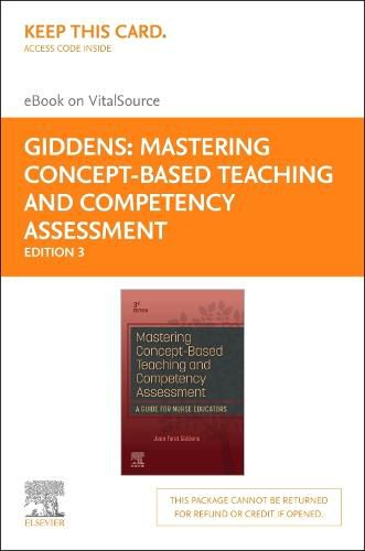 Cover image for Mastering Concept-Based Teaching and Competency Assessment - Elsevier eBook on Vitalsource (Retail Access Card)