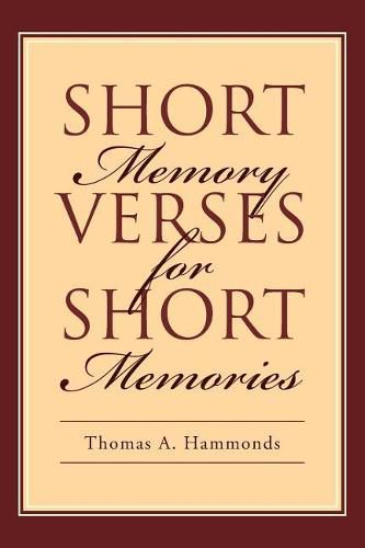 Cover image for Short Memory Verses for Short Memories