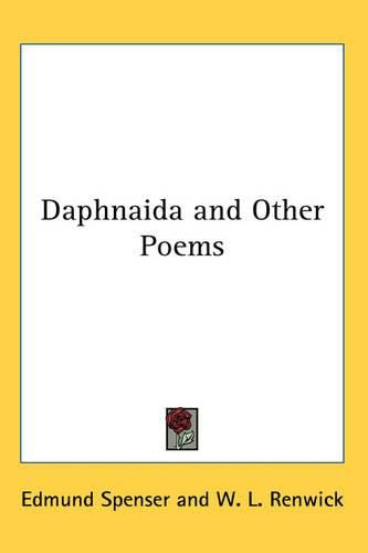 Cover image for Daphnaida and Other Poems