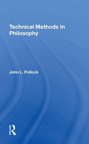 Technical Methods in Philosophy