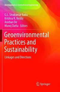 Cover image for Geoenvironmental Practices and Sustainability: Linkages and Directions