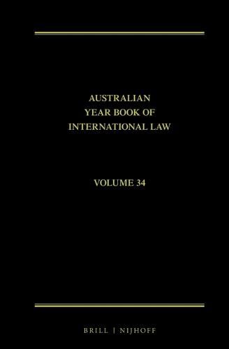 Cover image for The Australian Year Book of International Law: Volume 34 (2016)