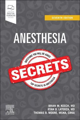 Cover image for Anesthesia Secrets