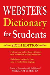 Cover image for Webster's Dictionary for Students, Sixth Edition