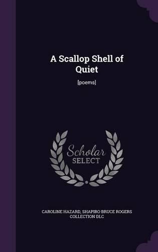 Cover image for A Scallop Shell of Quiet: [Poems]