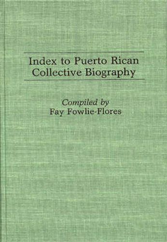 Index to Puerto Rican Collective Biography.