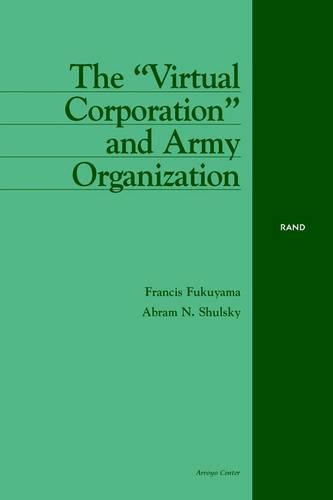 Cover image for The Virtual Corporation  and Army Organization