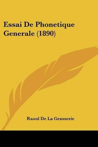 Essai de Phonetique Generale (1890)