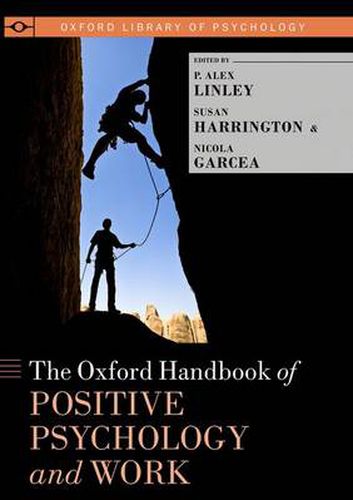 Cover image for The Oxford Handbook of Positive Psychology and Work