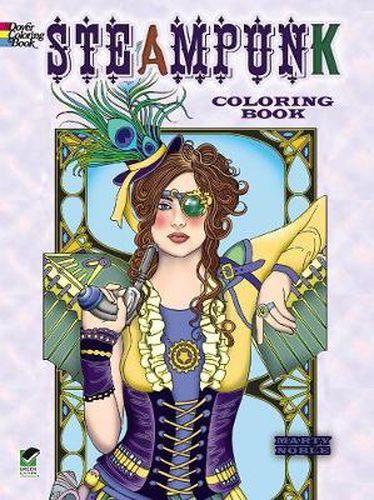 Cover image for Creative Haven Steampunk Coloring Book