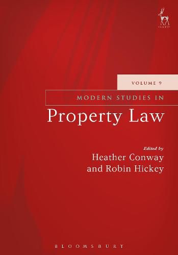 Cover image for Modern Studies in Property Law - Volume 9