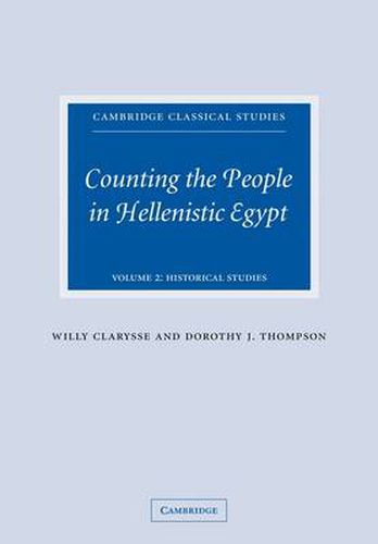 Counting the People in Hellenistic Egypt