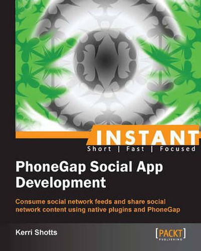 Cover image for Instant PhoneGap Social App Development