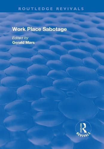 Cover image for Work Place Sabotage