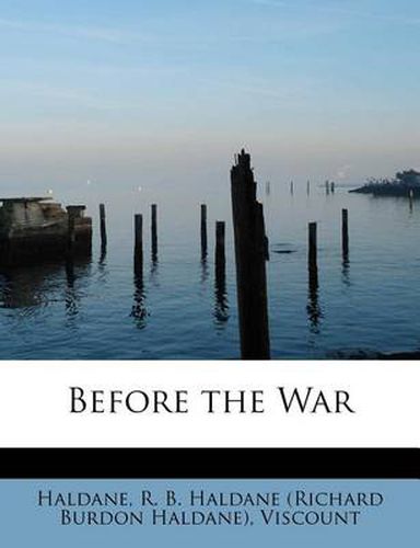 Cover image for Before the War