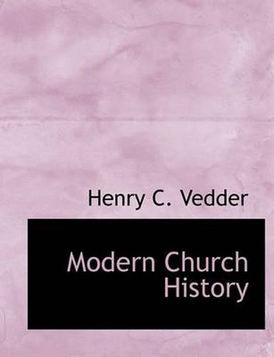 Cover image for Modern Church History