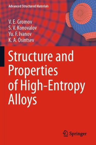 Cover image for Structure and Properties of High-Entropy Alloys