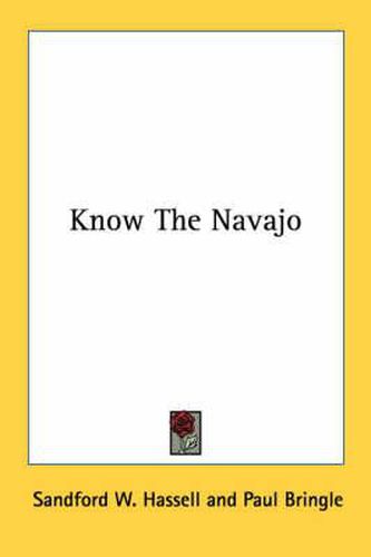 Cover image for Know the Navajo
