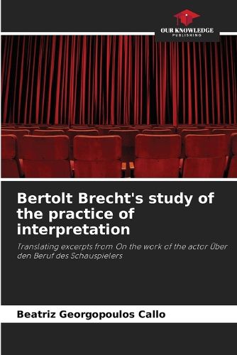 Cover image for Bertolt Brecht's study of the practice of interpretation