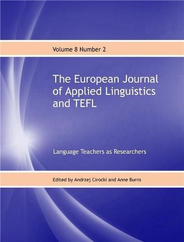 Cover image for The European Journal of Applied Linguistics and TEFL: Language Teachers as Researchers