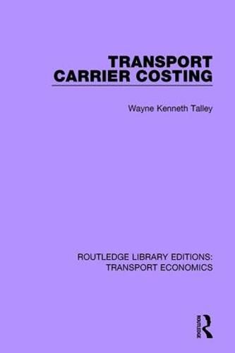 Cover image for Transport Carrier Costing