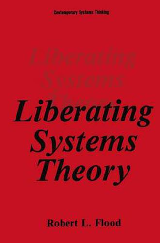 Cover image for Liberating Systems Theory