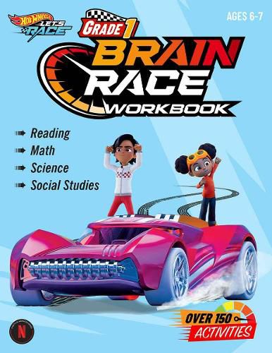 Cover image for Hot Wheels Brain Race Grade 1 Workbook