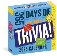 Cover image for 365 Days of Amazing Trivia Page-A-Day Calendar 2025
