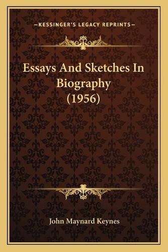 Cover image for Essays and Sketches in Biography (1956)