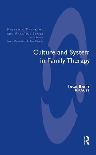 Cover image for Culture and System in Family Therapy