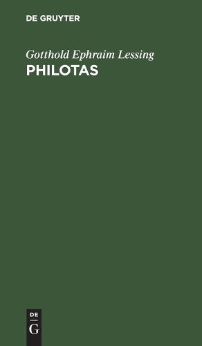 Cover image for Philotas