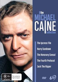 Cover image for Ipcress File, The / Hurry Sundown / Honorary Consul, The / Fourth Protocol, The / Jack The Ripper | Michael Caine Collection