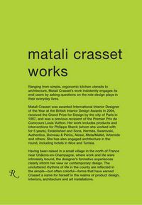 Cover image for Matali Crasset: Works