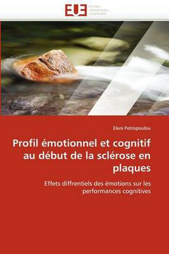 Cover image for Profil Motionnel Et Cognitif Au D But de La Scl Rose En Plaques