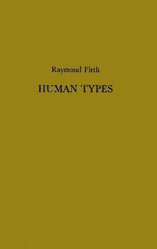 Cover image for Human Types