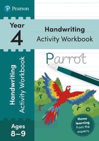 Cover image for Pearson Learn at Home Handwriting Activity Workbook Year 4