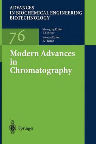 Cover image for Modern Advances in Chromatography