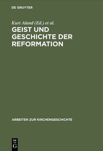 Cover image for Geist und Geschichte der Reformation