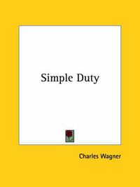 Cover image for Simple Duty