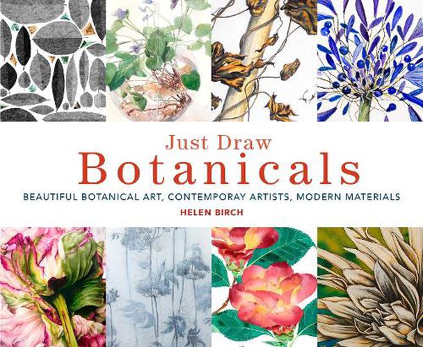 Cover image for Just Draw Botanicals: Beautiful Botanical Art, Contemporary Artists, Modern Materials