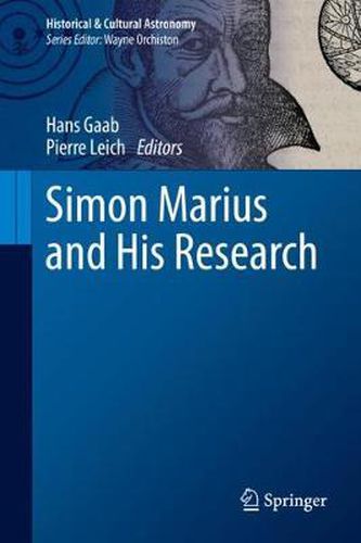 Cover image for Simon Marius and His Research