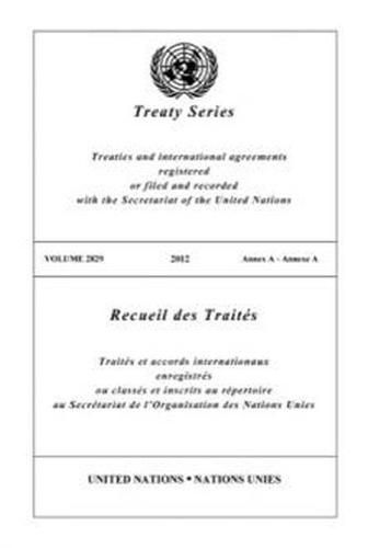 Treaty Series 2829 (English/French Edition)