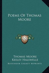 Cover image for Poems of Thomas Moore